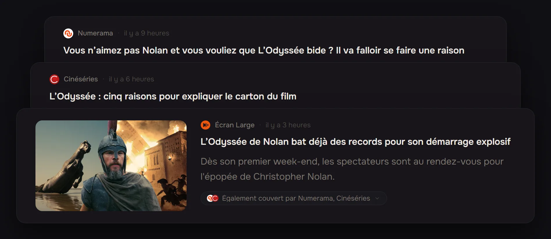 Articles regroupés